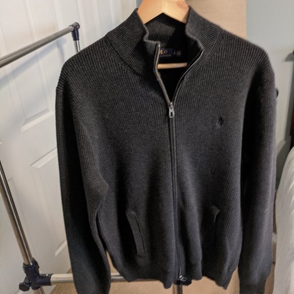 Polo Ralph Lauren size L Italian Yarn 2 zippered - Picture 7 of 7